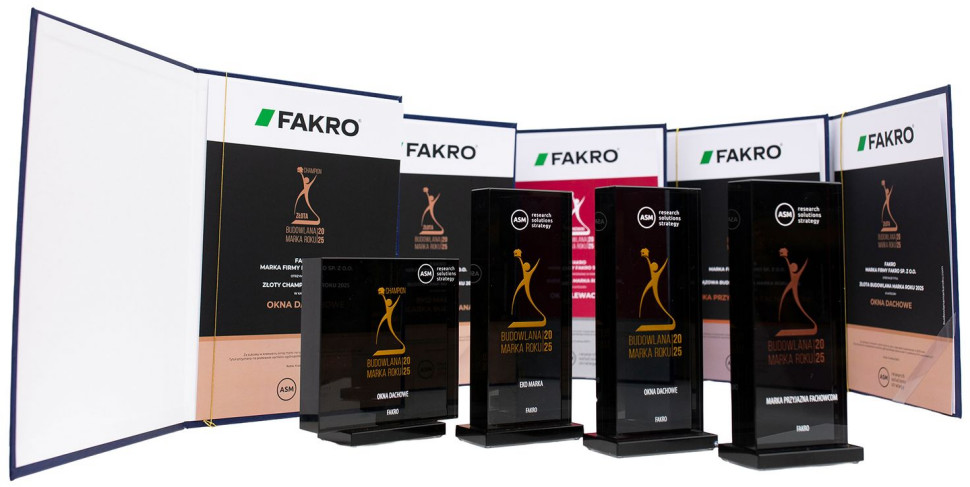 FAKRO w gronie liderów rankingu Budowlana Marka Roku 2025
