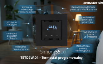 Zdalne sterowanie temperaturą: Jak termostat Simon GO zmienia codzienność