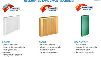 Grzejniki REGULUS - do grzania i chłodzenia