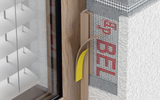 Bella Plast: Listwy przyokienne dylatacyjne BP13 do systemów dociepleń wykonanych metodą lekką mokrą