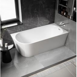 Wanna wolnostojąca przyścienna oszczędzająca miejsce NORA CORNER