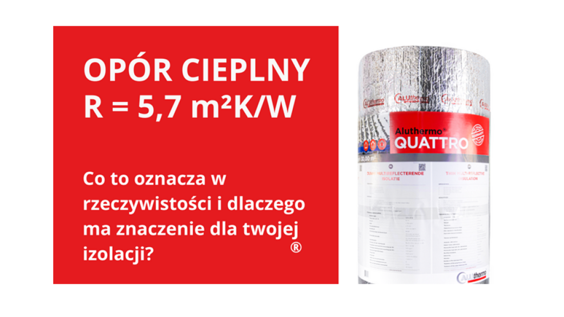Aluthermo Quattro z R = 5,7 m²K/W - poznaj sekret niższych rachunków za ogrzewanie