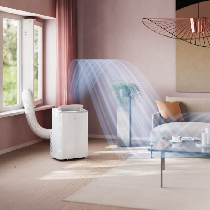 klimatyzator przenośny z rurą na zewnątrz