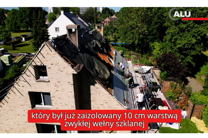 Termomodernizacja dachu z wykorzystaniem Aluthermo ROOFREFLEX