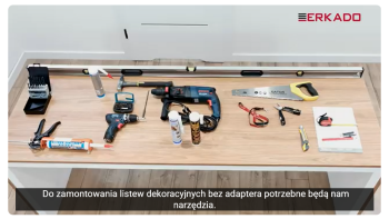 Przewodnik po instalacji lameli ściennych ERKADO - montaż bez adaptera krok po kroku