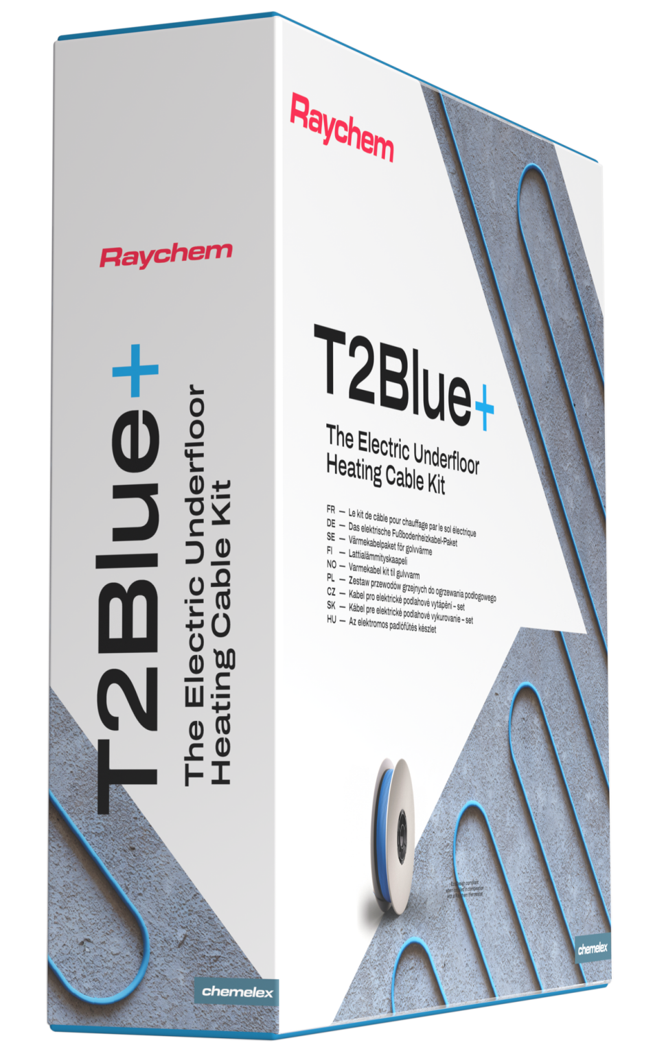 Przewód grzejny Raychem T2Blue+ opakowanie
