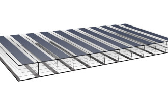 Płyta komorowa Zebra 16 mm - nowoczesne wypełnienie zadaszeń BS 3D-Line i PT/SE