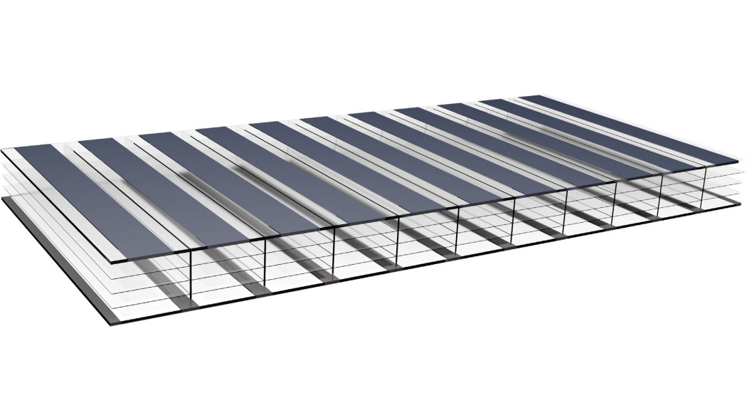 Płyta komorowa Zebra 16 mm - nowoczesne wypełnienie zadaszeń BS 3D-Line i PT/SE
