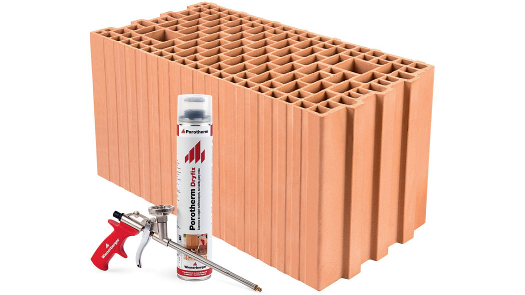 Porotherm 25 500 Dryfix - sucha ściana dwuwarstwowa szybko i ekonomicznie Porotherm 25 500 Dryfix - sucha ściana dwuwarstwowa szybko i ekonomicznie