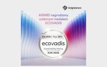 Odpowiedzialność się opłaca. Solplanet z prestiżowym wyróżnieniem EcoVadis za ESG
