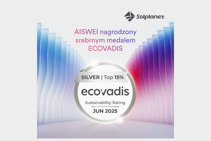 Odpowiedzialność się opłaca. Solplanet z prestiżowym wyróżnieniem EcoVadis za ESG