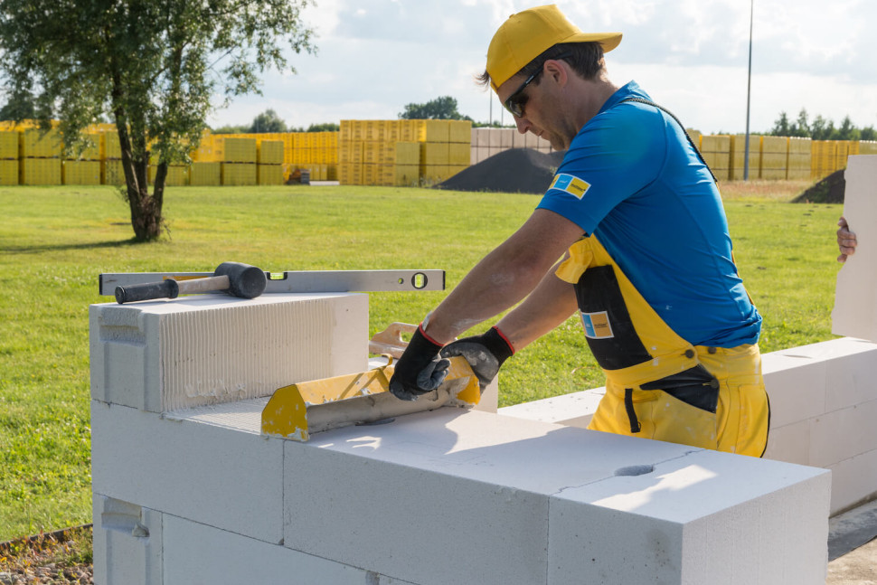 murowanie ścian jednowarstwowych bez ocieplenia