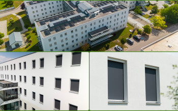 Markizy pionowe VMZ Electro 230 FAKRO w Sankt Pölten: komfortowy wypoczynek po treningu