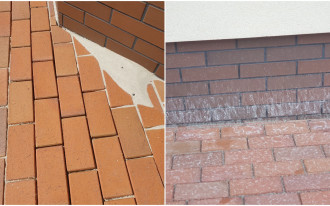 Wywiewanie i wypłukiwanie piasku kwarcowego z fug. Czy to normalne?