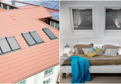 Roleta zewnętrzna na okno dachowe - komfort poddasza bez klimatyzacji