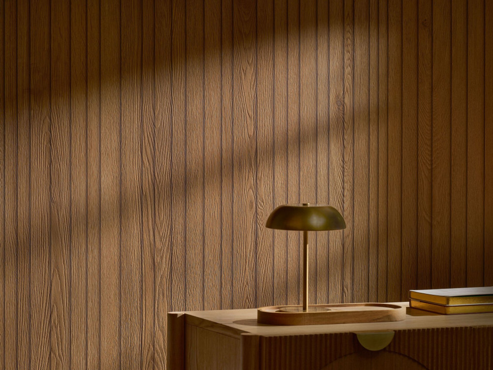 Ściany mineralne MODEE to kolekcja 39 dekorów, od subtelnych marmurów po odważne faktury tweedu