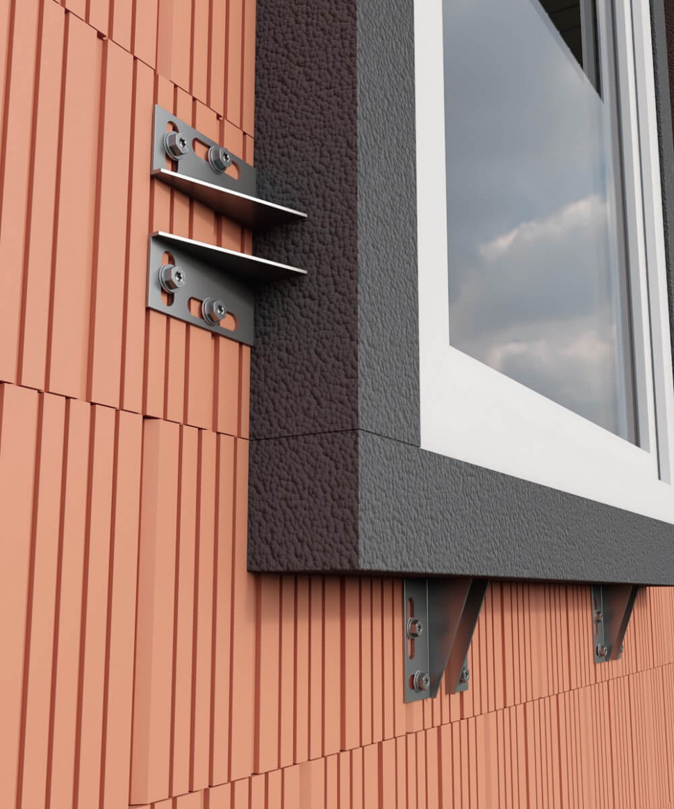 montaż ciepły okna poza licem muru