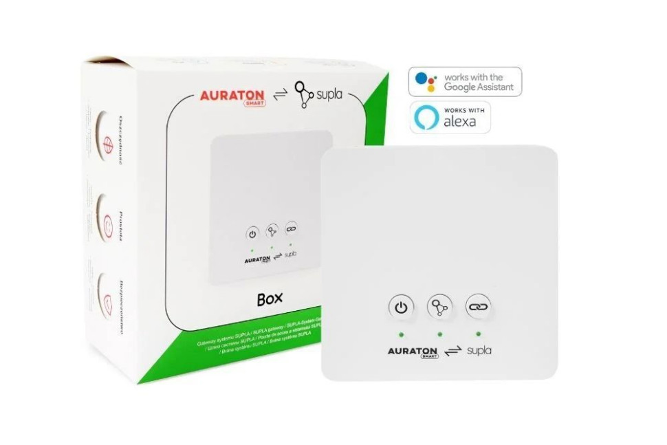 AURATON Box stanowi serce Twojego inteligentnego domu, umożliwiając kompleksową automatyzację i kontrolę nad ogrzewaniem, wodą, oświetleniem oraz wieloma innymi aspektami domowego komfortu, a wszystko to zdalnie