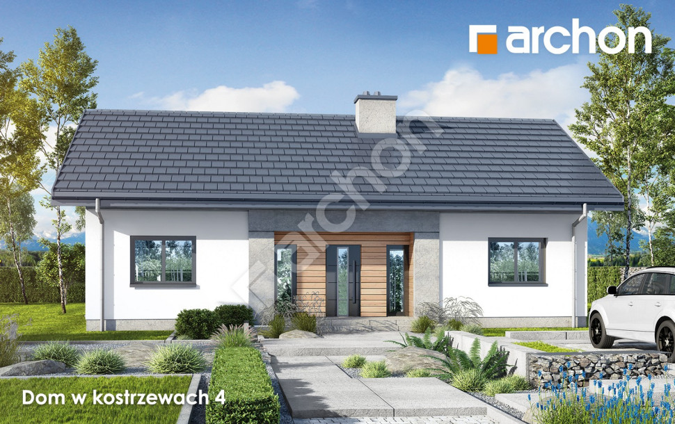 „Dom w kostrzewach 4” – prosta, tania i wygodna parterówka