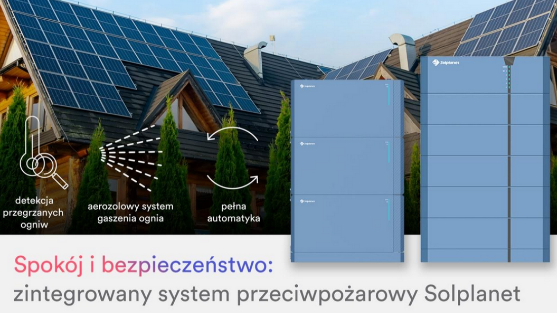 Nowy zintegrowany system przeciwpożarowy w magazynach energii Solplanet