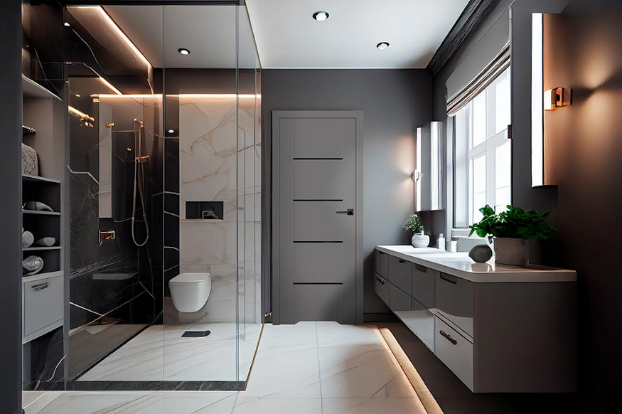 Model LAURENCJA 1 w okleinie Jasnoszary ST CPL