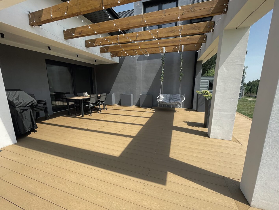 deska kompozytowa - aranżacja tarasu