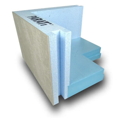 Szalunek styropianowy HYDRO / XPS z płytą cementowo-włóknową narożnik zewnętrzny