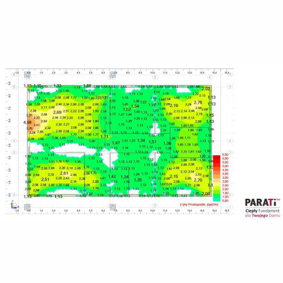 Projekt konstrukcyjno-wykonawczy płyty fundamentowej (adaptacja i optymalizacja)