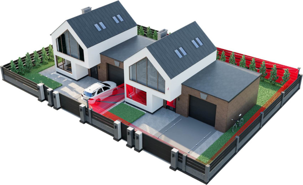 system alarmowy w domu schemat