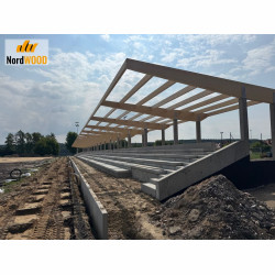Zadaszenie trybun stadionu w Chodzieży