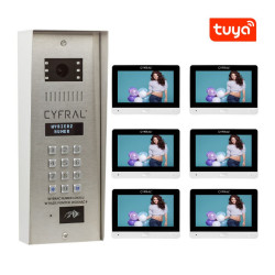 Zestaw Videodomofonowy PC-4000RV dla budownictwa wielorodzinnego z modułem WiFi