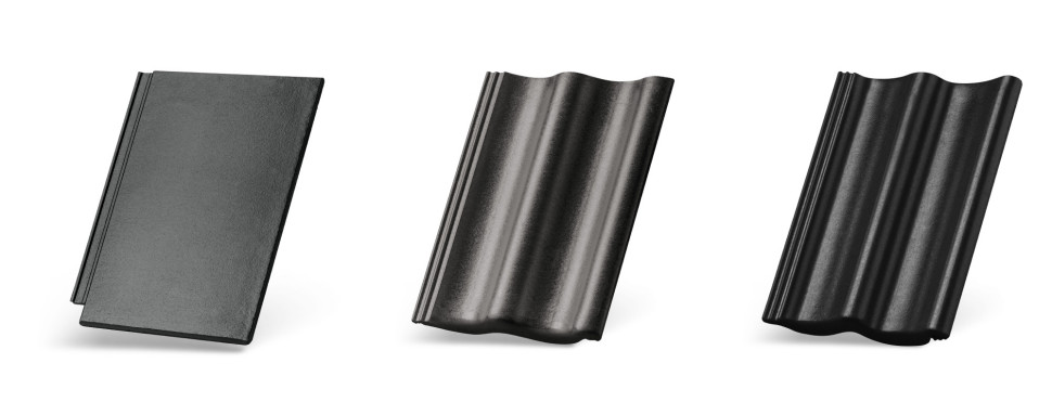 Trzy modele dachówek TermoComfort