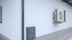 Dom z hybrydową pompą ciepła HPI G HYBRID od De Dietrich. Gaz i OZE w jednym systemie grzewczym