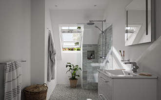 Okno dachowe VELUX GLU do kuchni i łazienki 