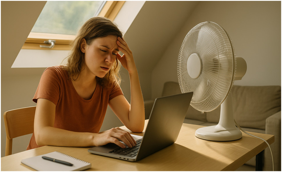 Badania dowodzą, że temperatura odbiegająca od optymalnej o zaledwie 4°C może dwukrotnie zwiększyć trudności z koncentracją. Zapewnienie przyjemnego chłodu na poddaszu to więc mądra inwestycja w zdrowie i samopoczucie każdego domownika