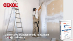 Gładź szpachlowa CEKOL PRO X2 - perfekcyjne wykończenie każdej ściany