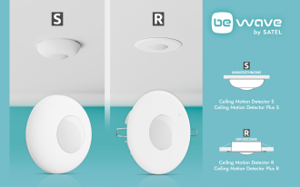 Czujki sufitowe z serii SLIM LINE od SATEL