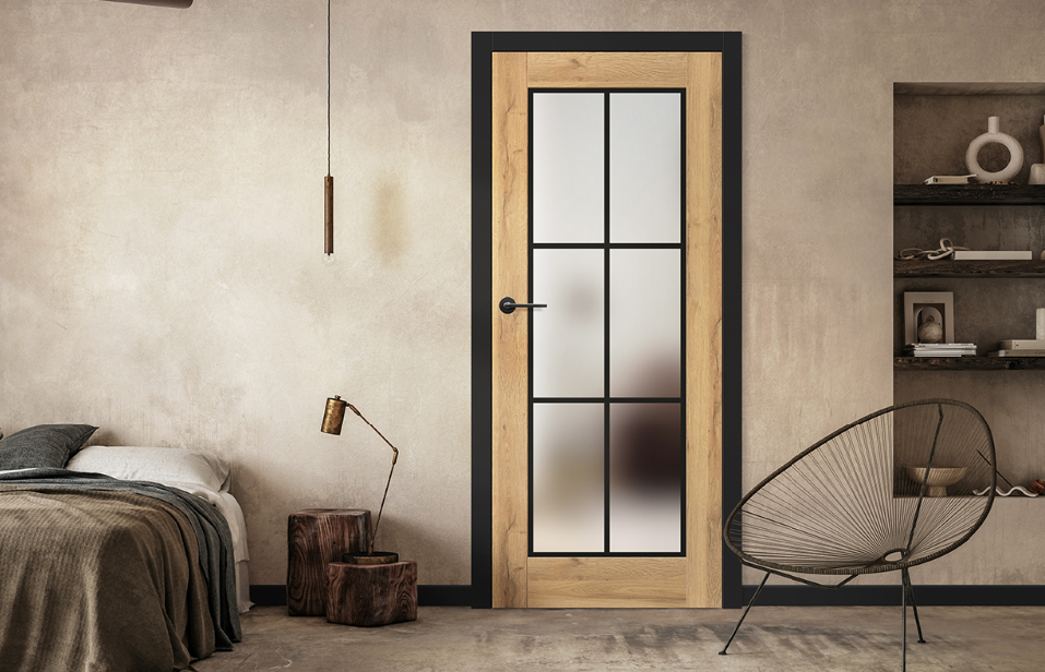 Drzwi wewnętrzne MISKANT 2, kolor dąb natur premium