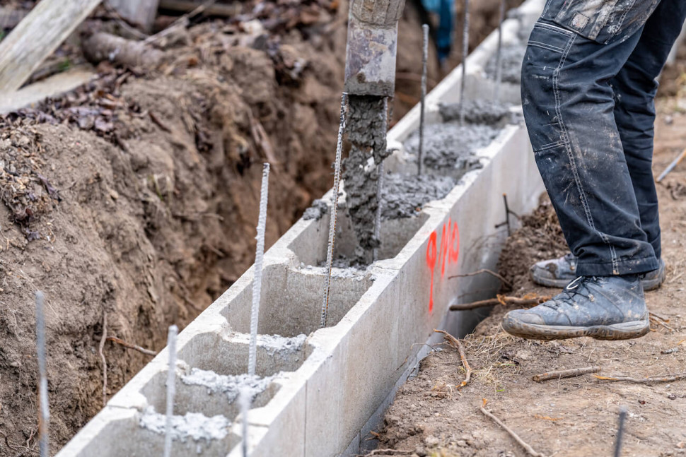 pustaki fundamentowe szalunek tracony