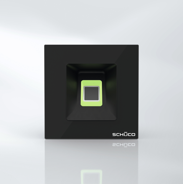 Moduł Schüco DCS Fingerprint Easy z sygnalizacją świetlną