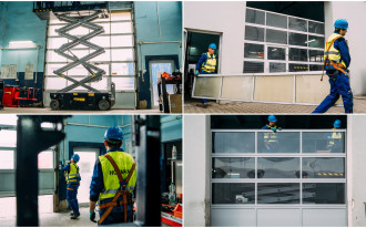 Marka Hörmann tworzy historię - wymiana przemysłowej bramy segmentowej