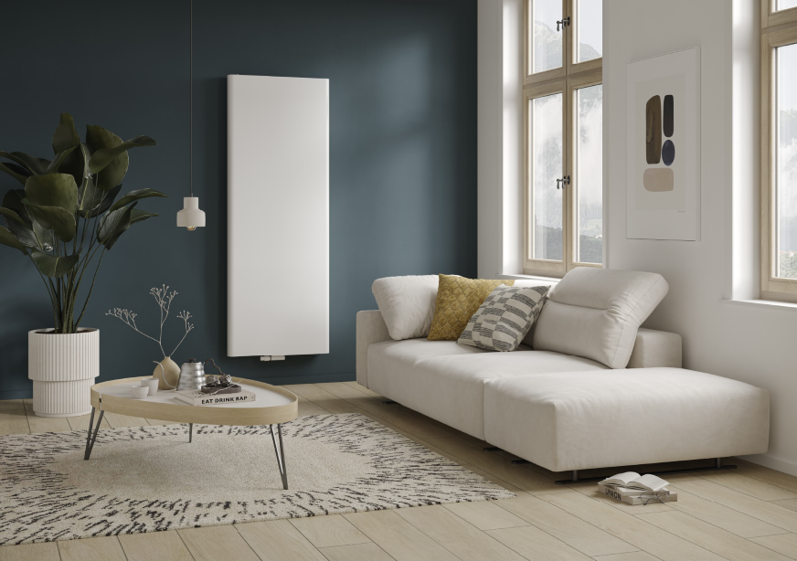 Paros V - grzejnik dekoracyjny zrywający z tradycją ostrych krawędzi i załamań