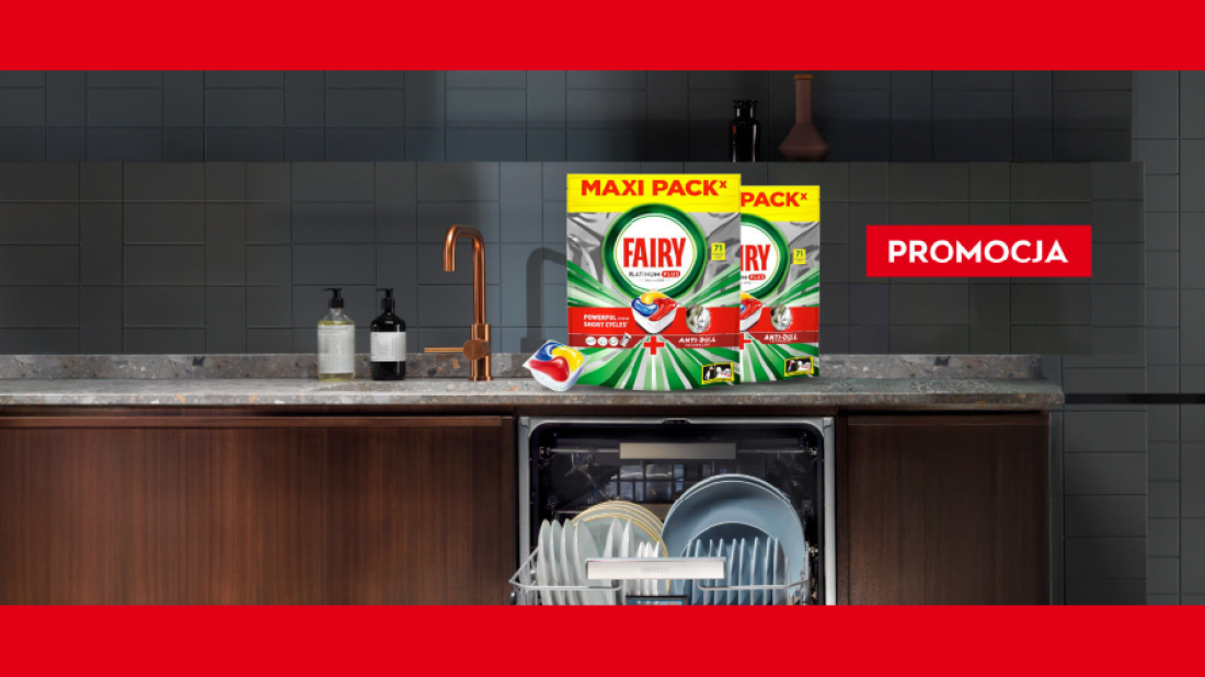 Kup zmywarkę Electrolux i odbierz zapas kapsułek FAIRY - promocja tylko do końca sierpnia!