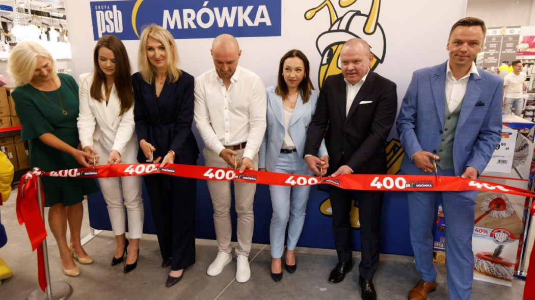 PSB Mrówka otwiera 400. sklep w Polsce. Marka nie zwalnia tempa