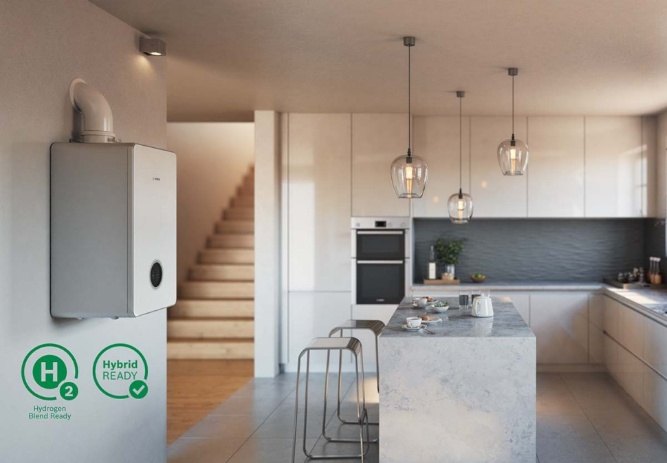 Wszystkie kotły kondensacyjne Bosch charakteryzuje najwyższa sprawność i możliwość współpracy z zaawansowaną automatyką.