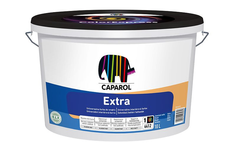 Caparol Extra  - uniwersalna farba do wnętrz, która łączy trwałość, estetykę i łatwość aplikacji. 