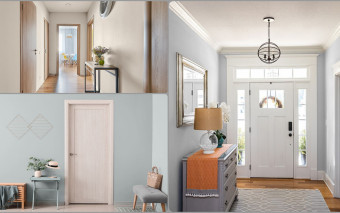 Przedpokój, który zachwyca już od progu – sprawdzone pomysły na ściany