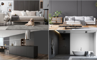 Antracyt we wnętrzach – kolor, który zmienia zwykłe mieszkanie w luksusowy apartament