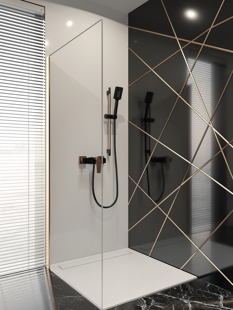 bateria prysznicowa oszczędzająca wodę