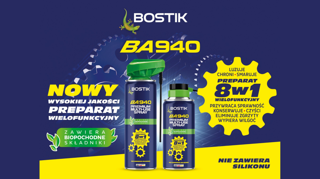 Wielozadaniowy spray Bostik BA940: niezawodny pomocnik w domu, warsztacie i garażu!